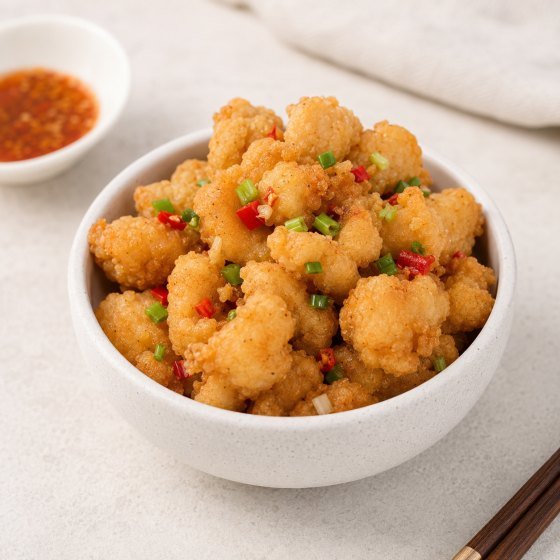 Salt and pepper cauliflower