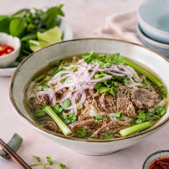 Phở with beef